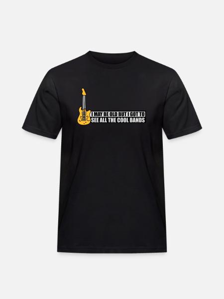 I may be old - Men's Workwear T-Shirt - black
