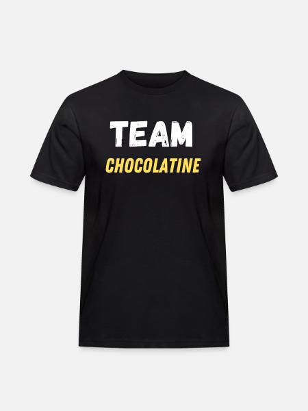 team chocolatine - T-shirt Workwear homme - noir