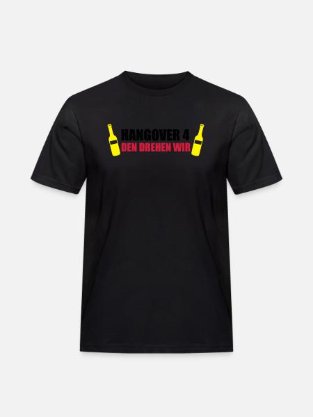 hangover4 - Männer Workwear T-Shirt - Schwarz