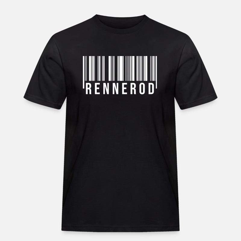 Rennerod Westerwald - Männer Workwear T-Shirt - Schwarz