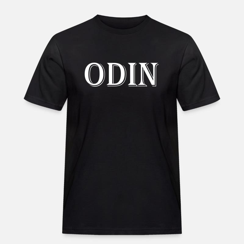 Odin - Männer Workwear T-Shirt - Schwarz
