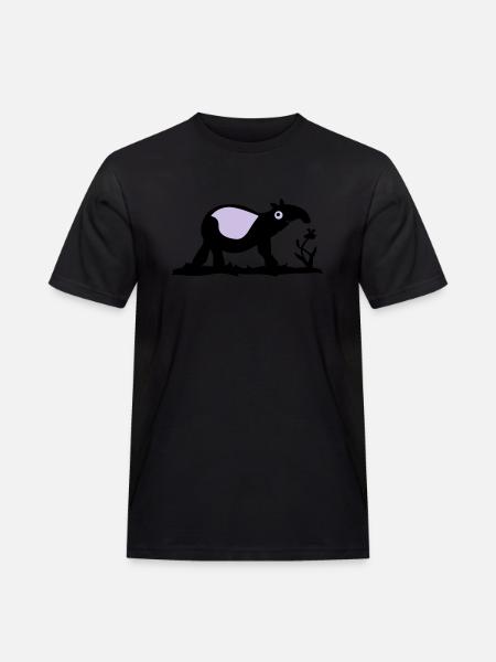 Tapir - Men's Workwear T-Shirt - black