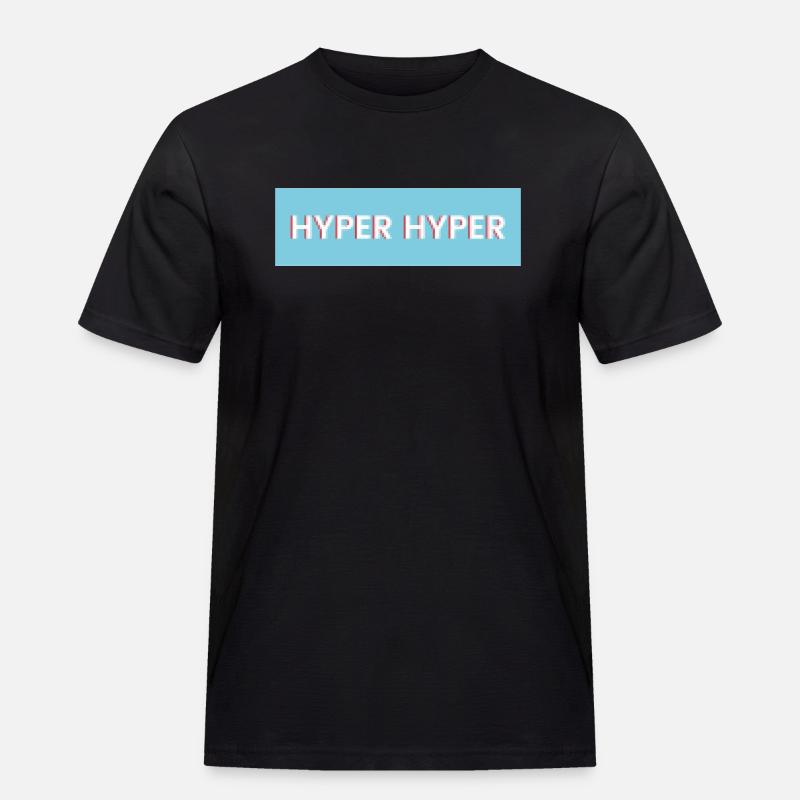 HYPER HYPER pixel - Men's Workwear T-Shirt - black