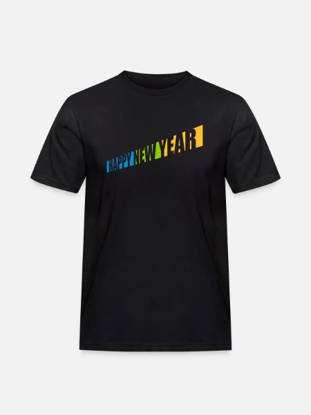 Citation Bonne année - T-shirt Workwear homme - noir