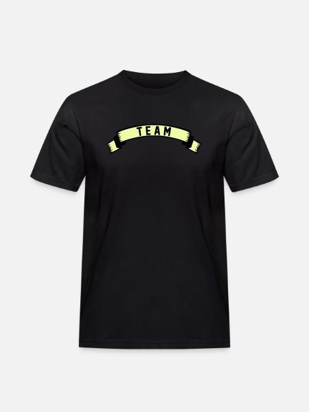 team - Männer Workwear T-Shirt - Schwarz