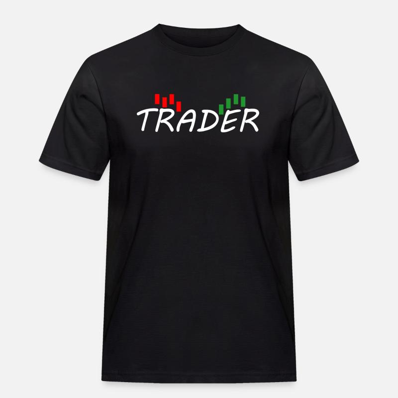 Händler - Männer Workwear T-Shirt - Schwarz