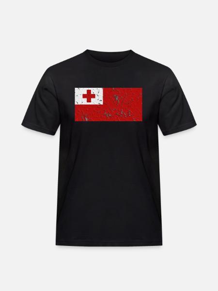 Gift for Tonga - Men's Workwear T-Shirt - black