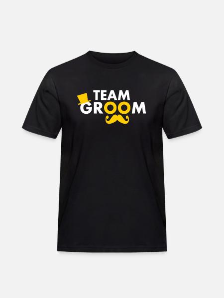 Team groom - Men's Workwear T-Shirt - black