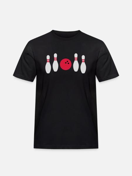In between not hit bowling - Men's Workwear T-Shirt - black