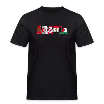 allah arabe islam liberté - T-shirt Workwear homme - noir - Devant - AI Model Male 178 light (178cm)
