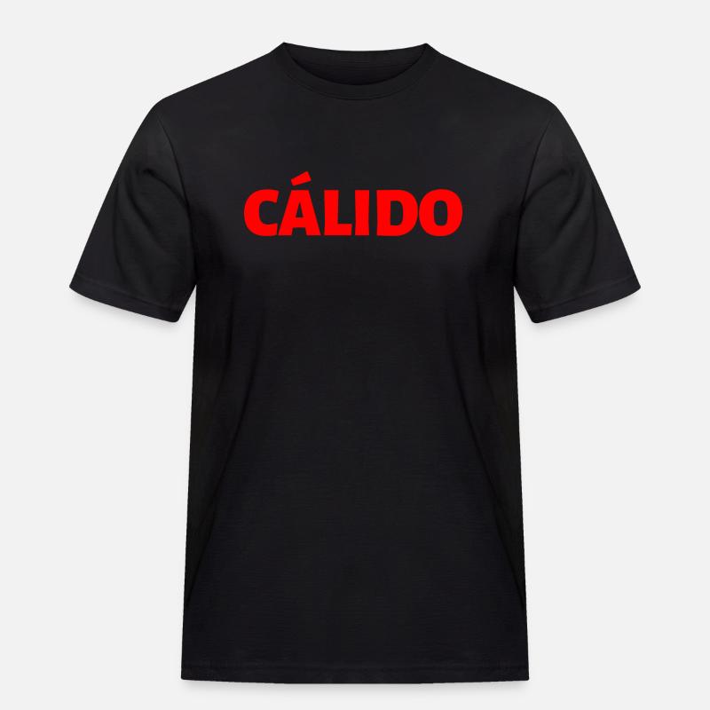 liebevoll Spanisch Sprache - Männer Workwear T-Shirt - Schwarz