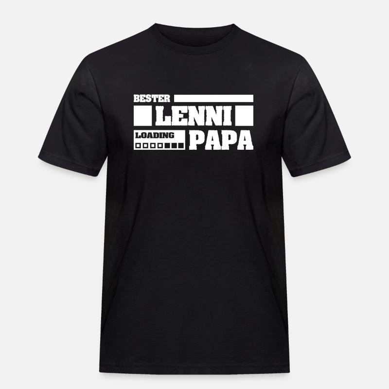 Lenni - Männer Workwear T-Shirt - Schwarz