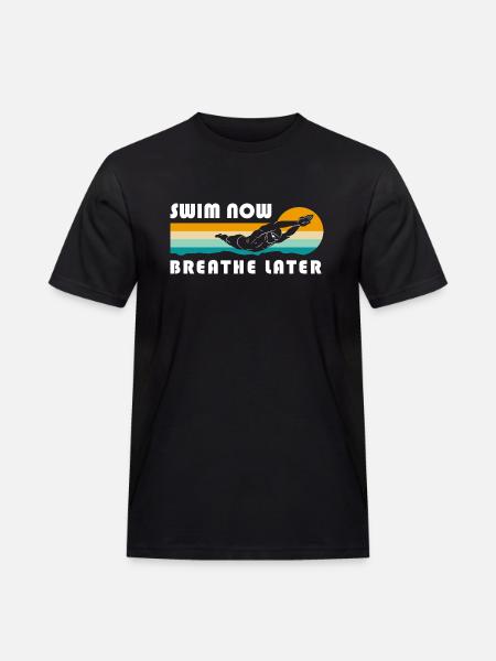 Swimming Pool Sun Friends - Men's Workwear T-Shirt - black