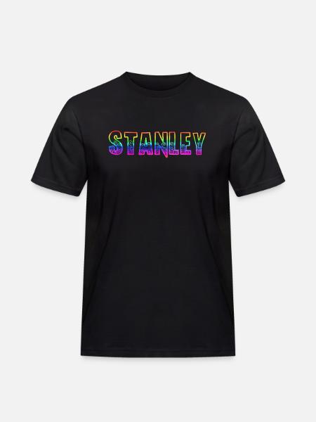 stanley rs regenbogen - Männer Workwear T-Shirt - Schwarz