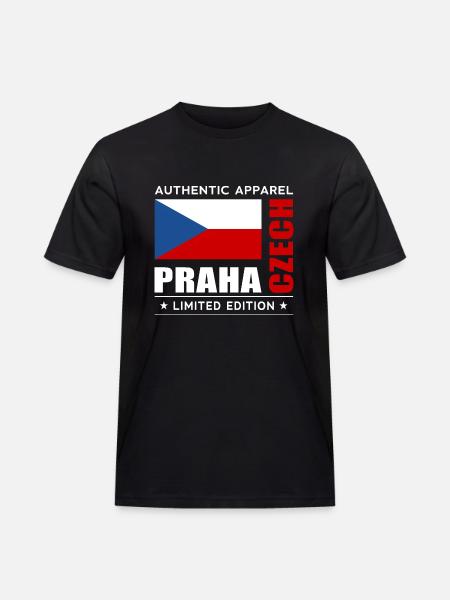 Praha - Men's Workwear T-Shirt - black