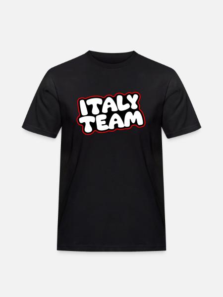 Italy Team - Men's Workwear T-Shirt - black