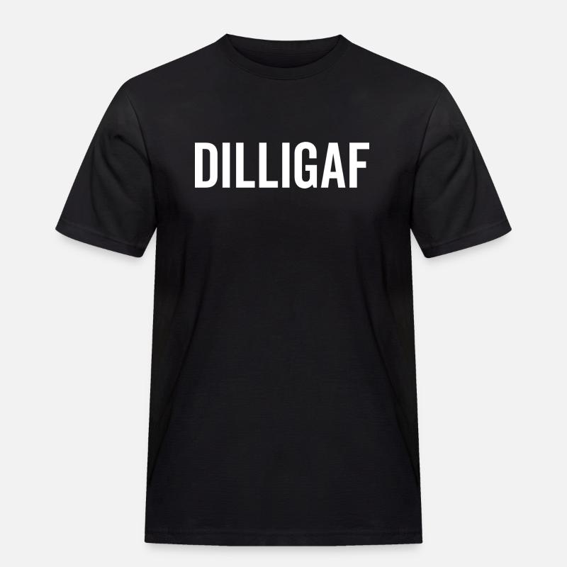 DILLIGAF - Männer Workwear T-Shirt - Schwarz