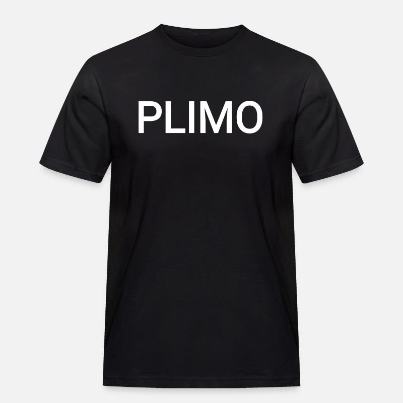 plimo - Männer Workwear T-Shirt - Schwarz