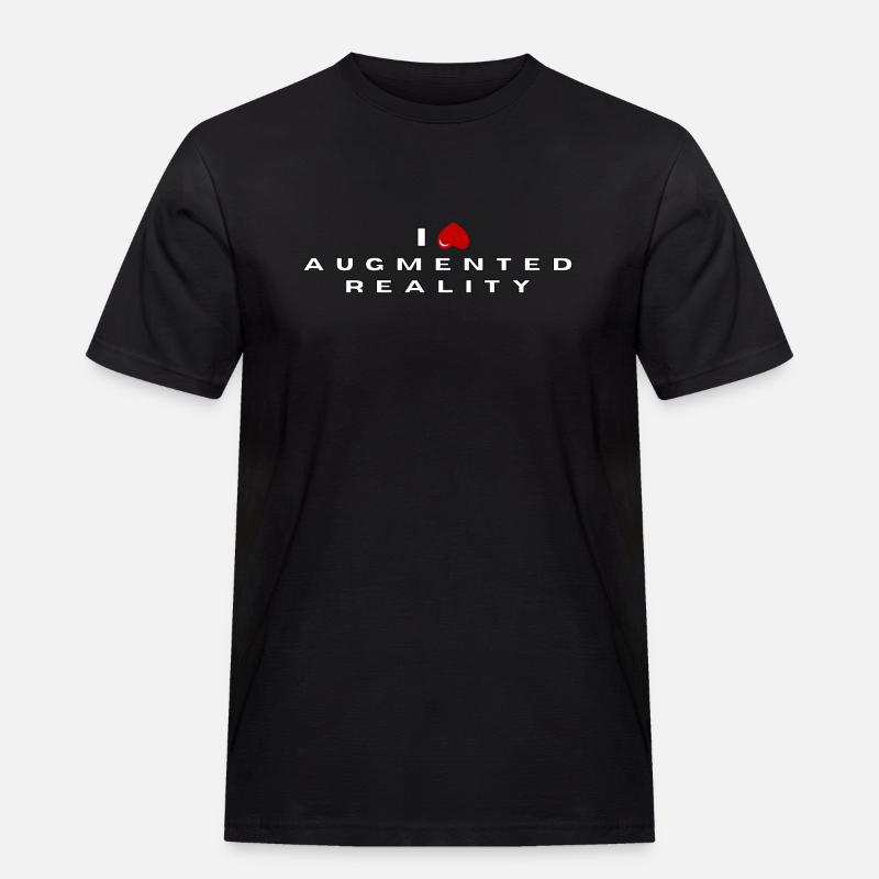 I hate Augmented Reality - Men's Workwear T-Shirt - black