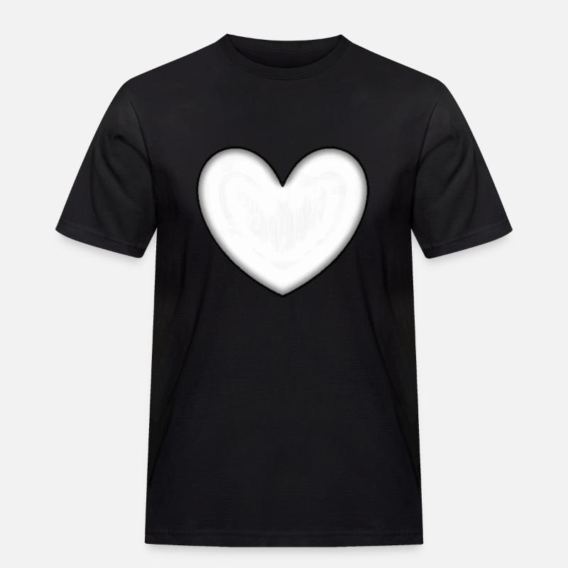 Valentinstag Geschenk Valentinstag - Männer Workwear T-Shirt - Schwarz