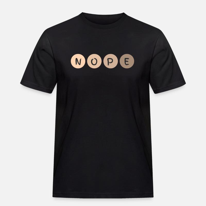 NOPE - Men's Workwear T-Shirt - black