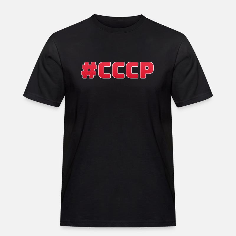 CCCH-Symbol UdSSR - Männer Workwear T-Shirt - Schwarz