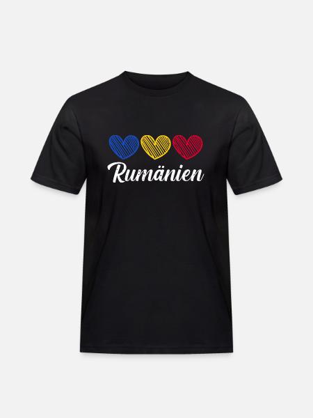 Roumains Roumanie - T-shirt Workwear homme - noir