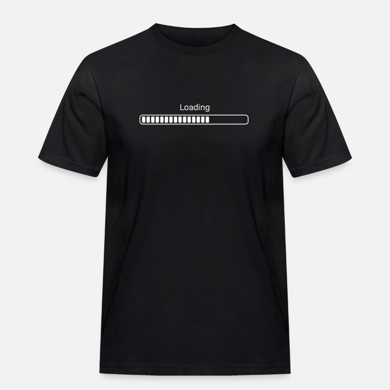 Loading whatever - Männer Workwear T-Shirt - Schwarz