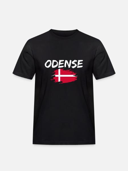 Odense, Danemark - T-shirt Workwear homme - noir