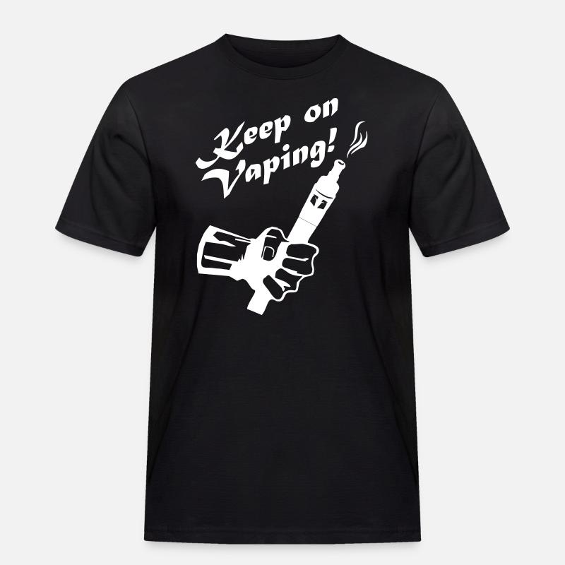 Spread4-Keep on - Männer Workwear T-Shirt - Schwarz
