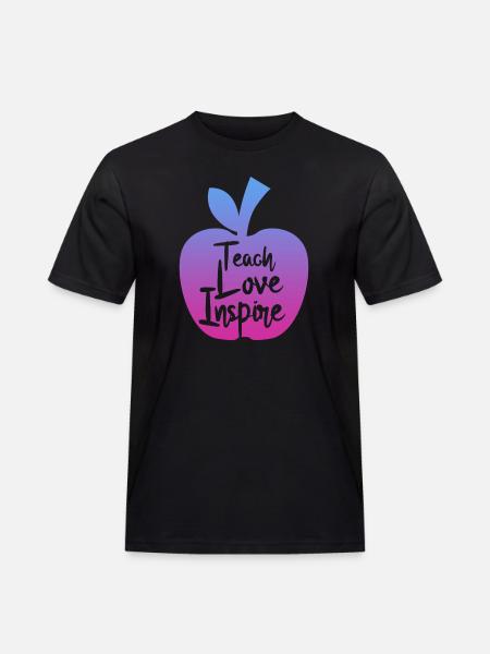 enseignant enseigner l’amour inspirer - T-shirt Workwear homme - noir