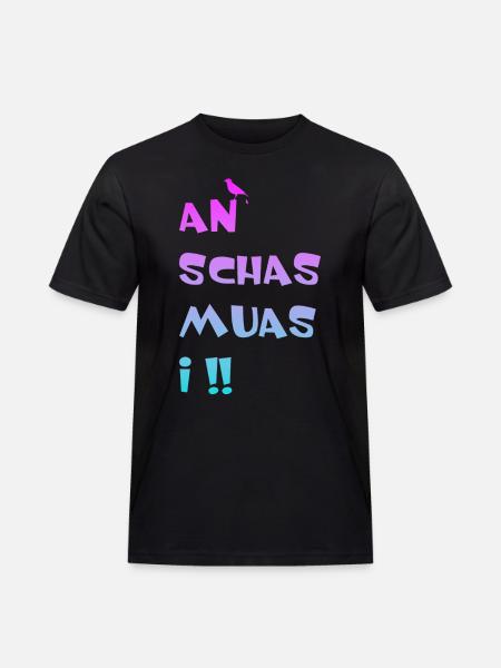 v - Männer Workwear T-Shirt - Schwarz