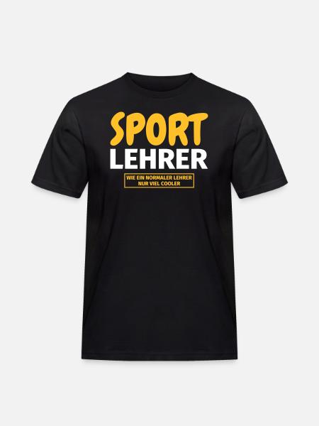 Sportlehrer Geschenk - Männer Workwear T-Shirt - Schwarz