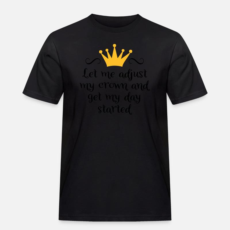 Krone - Männer Workwear T-Shirt - Schwarz