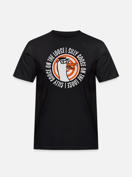 goose on the loose - Men's Workwear T-Shirt - black