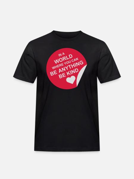 you can be kind - Men's Workwear T-Shirt - black