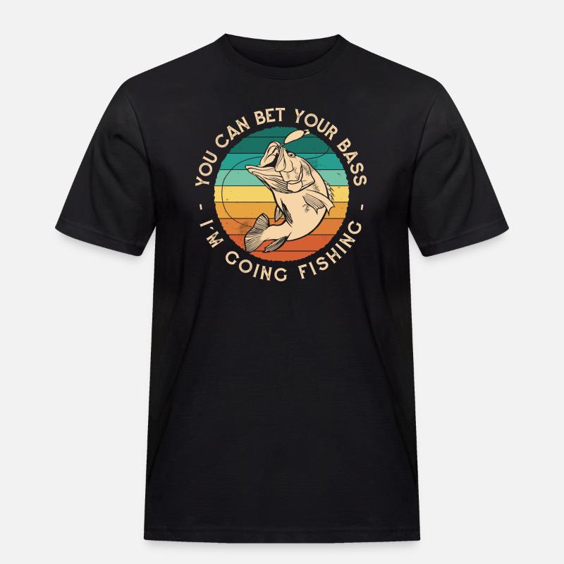 Frischfisch - Männer Workwear T-Shirt - Schwarz