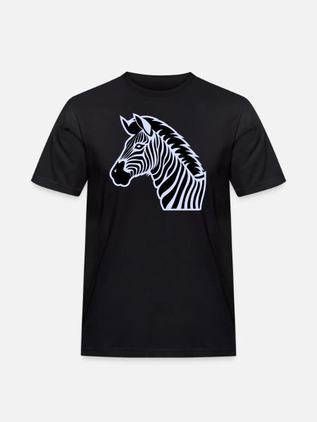 zebra - Men's Workwear T-Shirt - black