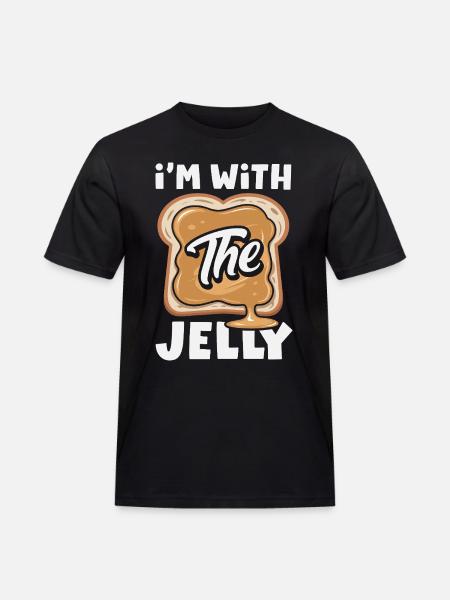 Peanut Butter & Jam Partner Look Design - Men's Workwear T-Shirt - black