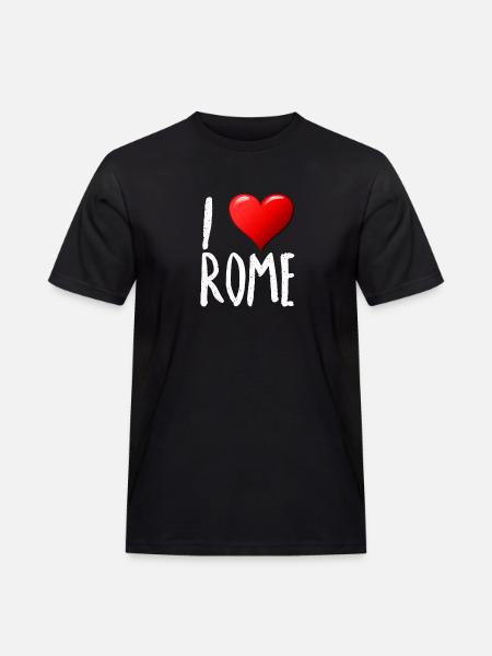 I love Rome - Men's Workwear T-Shirt - black