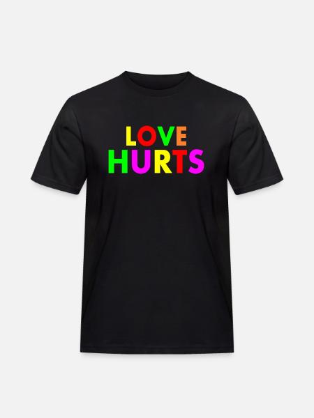 Love hurts - Men's Workwear T-Shirt - black