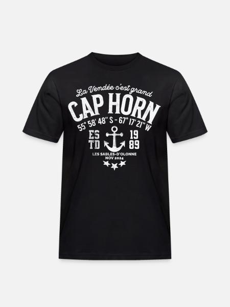 Worldtour-Regatta-Coul - Männer Workwear T-Shirt - Schwarz