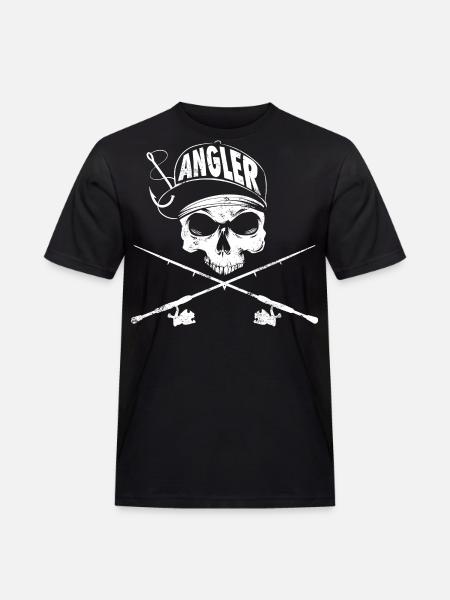 Angler - Men's Workwear T-Shirt - black