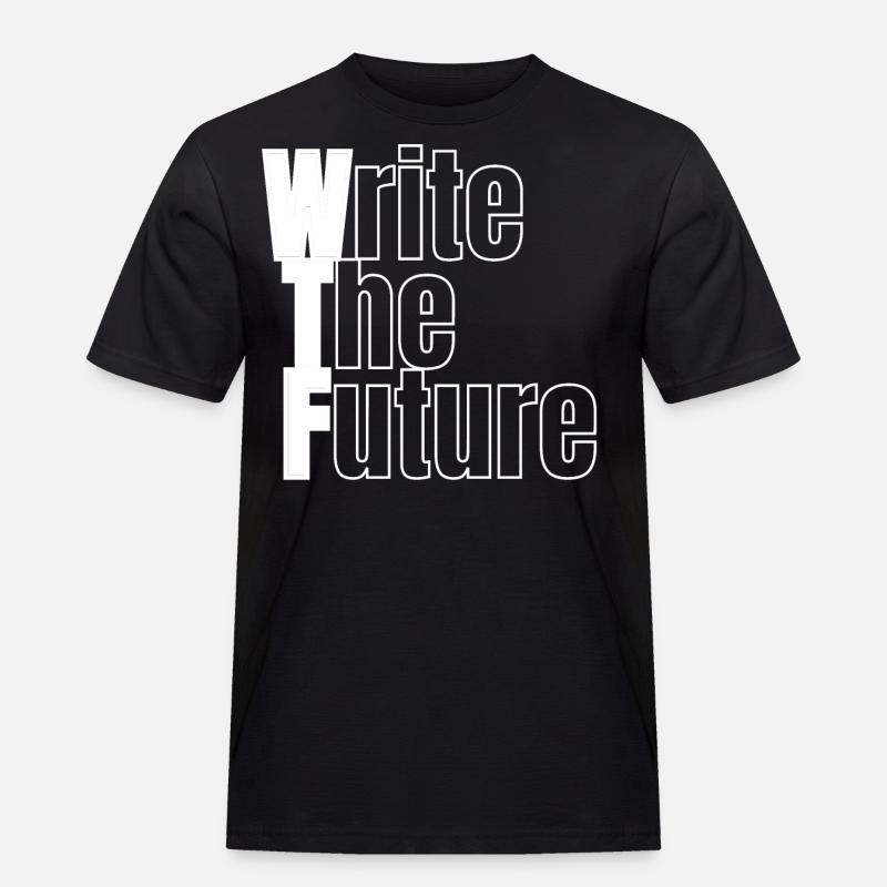 WTF - Write The Future - Men's Workwear T-Shirt - black