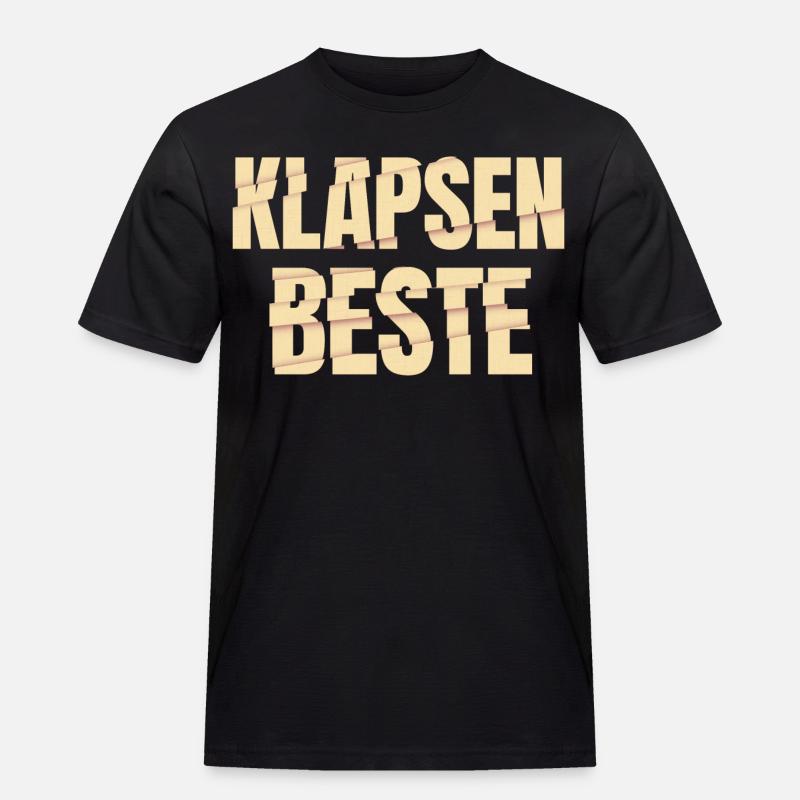 Klapsenbeste Klapse Psychiatrie Sprüche Geschenk - Männer Workwear T-Shirt - Schwarz