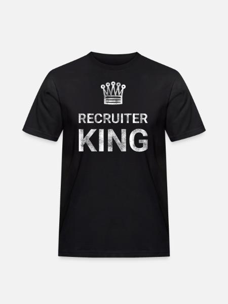 Recruiter King - Men's Workwear T-Shirt - black