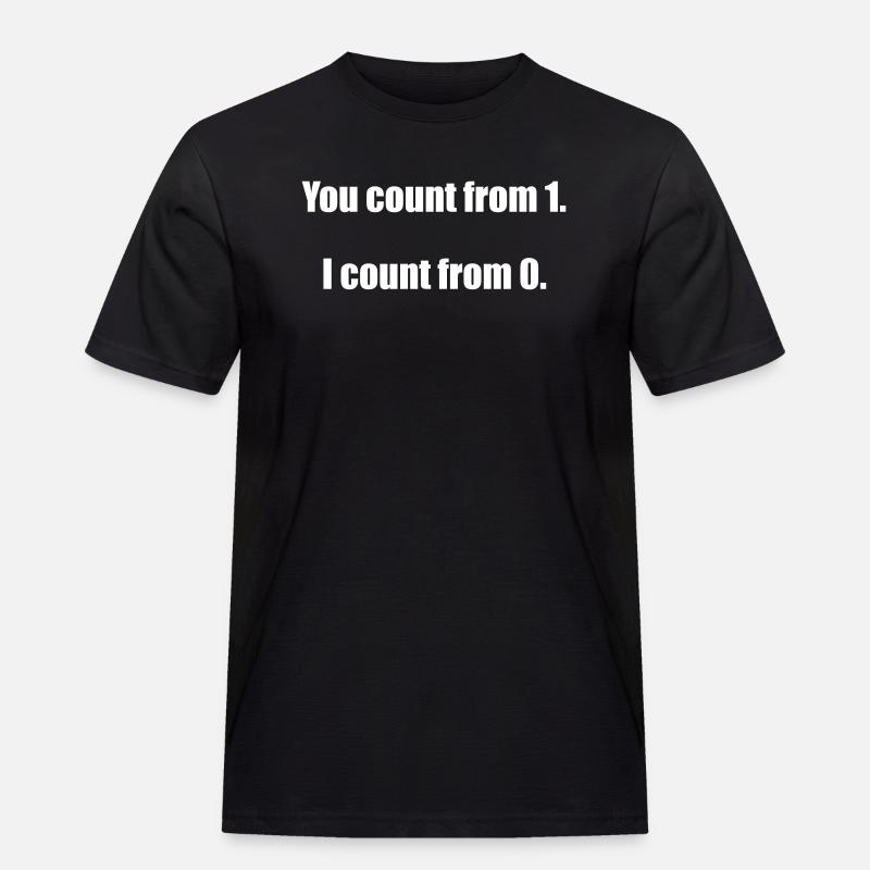 Programmierer, Software, Informatik, Developer - Männer Workwear T-Shirt - Schwarz