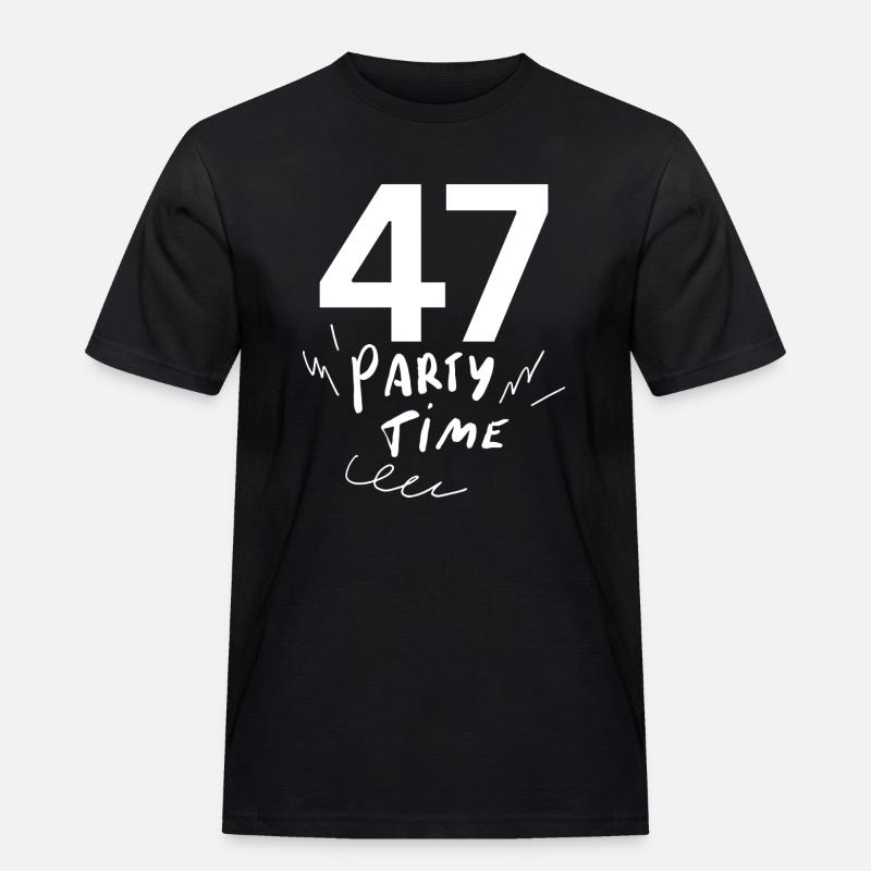 47 - Männer Workwear T-Shirt - Schwarz