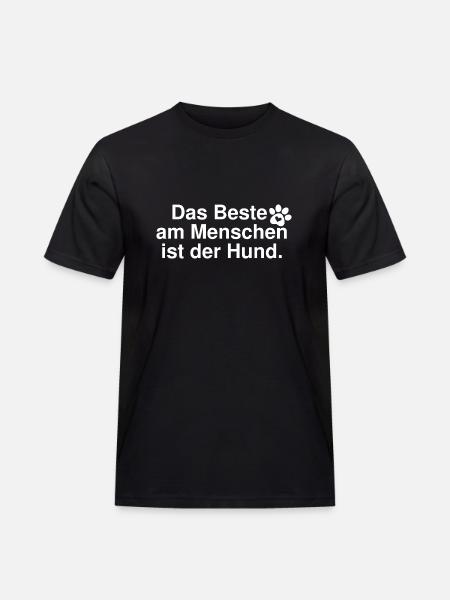 Dog saying - Men's Workwear T-Shirt - black