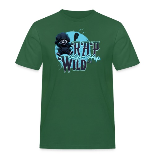 Panda Flow The Hip Hop Beatmaster - Herre Workwear T-Shirt